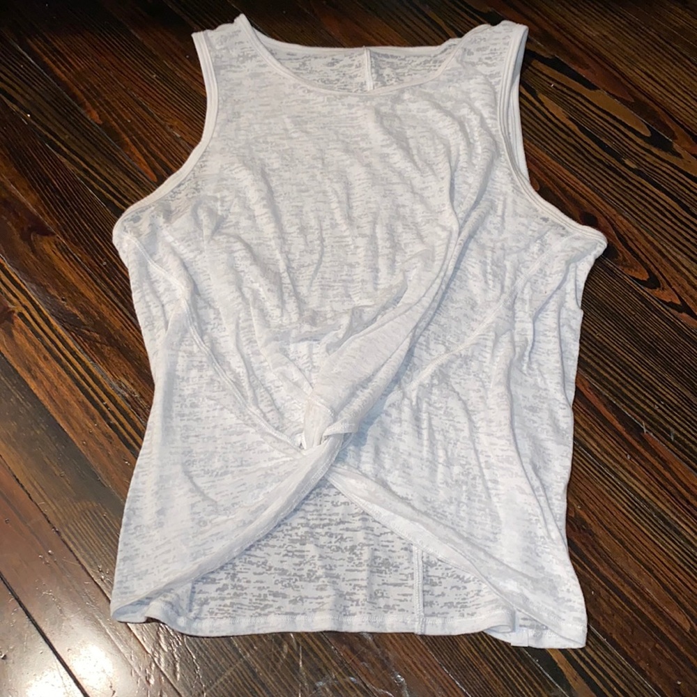Lululemon tie-up tank top
